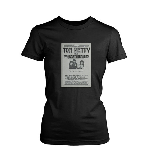 1978 Tom Petty And The Heartbreakers Original Concert  Women's T-Shirt Tee