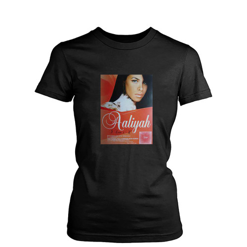 Aaliyah I Care 4 U U.S.  Women's T-Shirt Tee Aaliyah I Care 4 U U.S.  Women's T-Shirt Tee