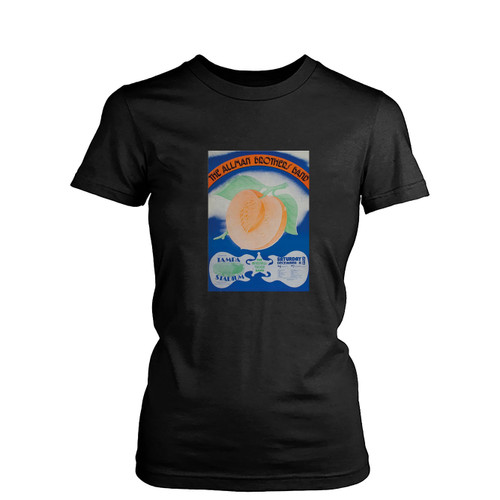 Allman Brothers 1973 Tampa Concert  Women's T-Shirt Tee