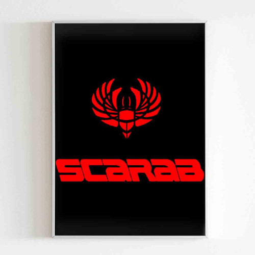 Scarab Jet Boats Logo Power Boats Racing Matte Poster