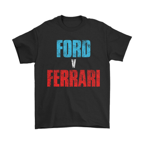 Ford V Ferrari Grunge Man's T-Shirt Tee Ford V Ferrari Grunge Man's T-Shirt Tee