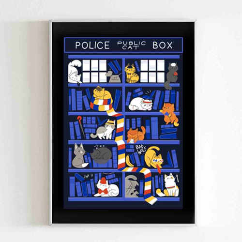 Library Box Who Matte Poster