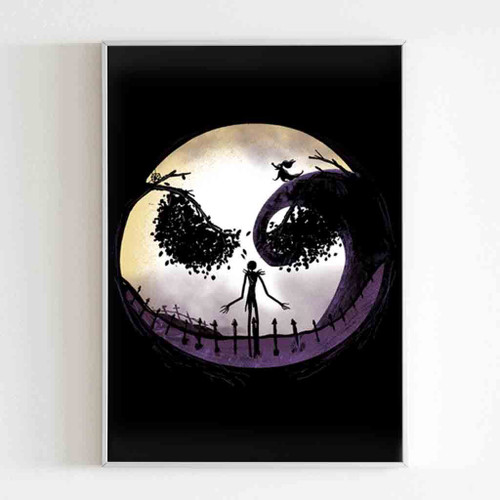 Jack Skellington The Nightmare Logo Matte Poster Jack Skellington The Nightmare Logo Matte Poster