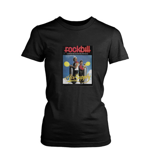 Rockbill Air Supply Concert Tour  Women's T-Shirt Tee