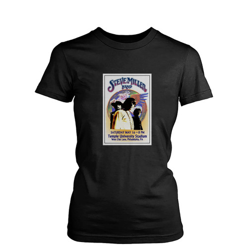 Steve Miller Band 1970 Concert  Women's T-Shirt Tee