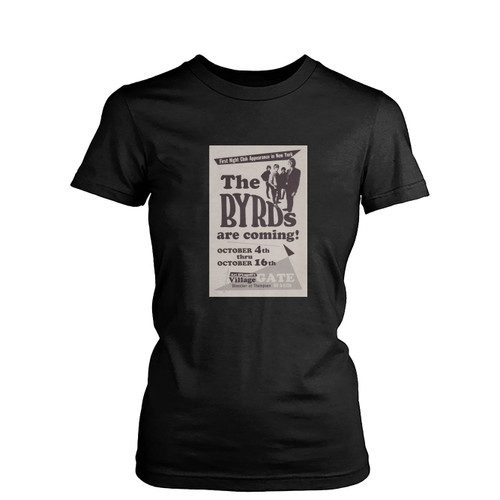The Byrds U.S. Concerts And More  Women's T-Shirt Tee