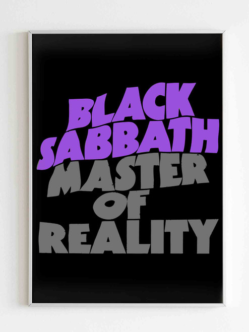 Black Sabbath Master Of Relity Poster