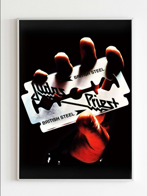 Judas Priest British Steel Album Cover Poster