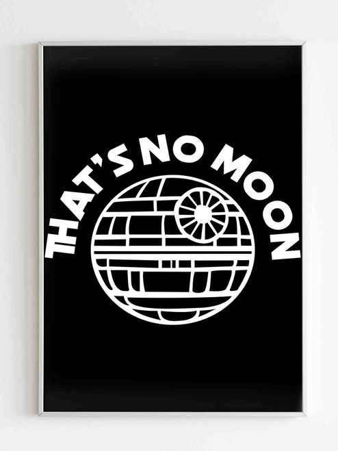 That Is No Moon Maternity Funny Star Wars Theme Poster That Is No Moon Maternity Funny Star Wars Theme Poster