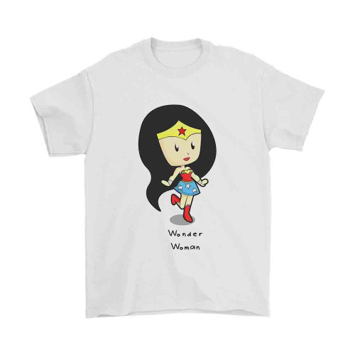 Wonder Woman Cute Superhero Man's T-Shirt Tee