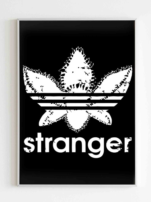 Demogorgon Stranger Things Adidas Funny Poster