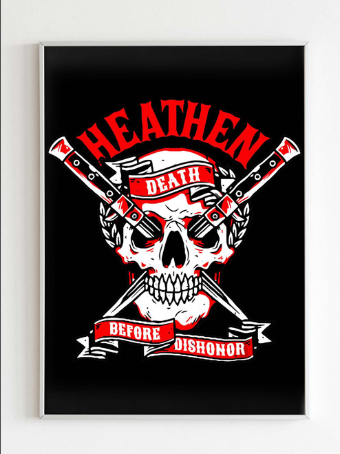 Heathen Death Before Dishonor Poster