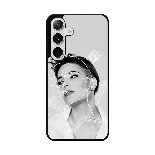 Halsey Aesthetic Black And White Neons Samsung Galaxy Case
