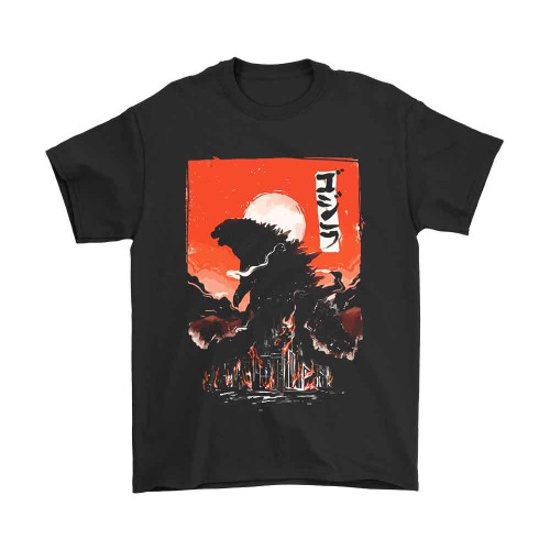 Godzilla The Last Of The King Art Man's T-Shirt Tee