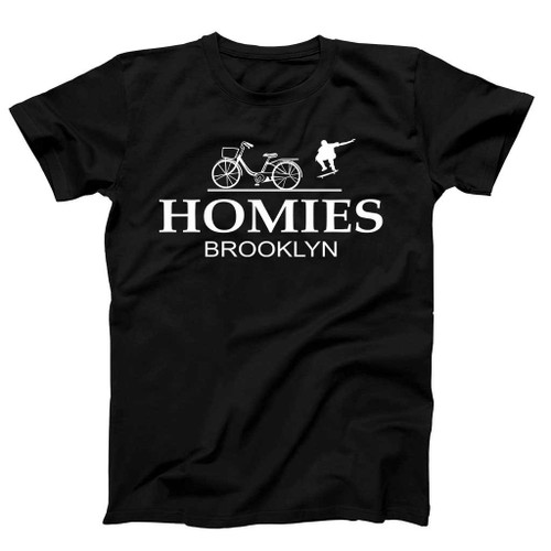 Homies Brooklyn Inspired Logo Parody Man's T-Shirt Tee