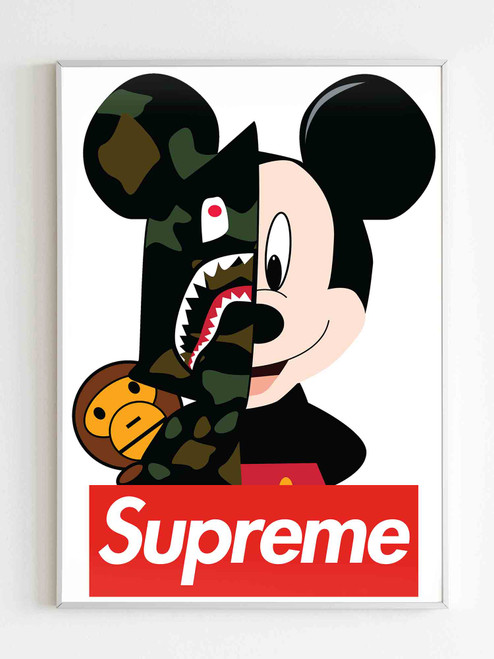 Mickey Mouse Supreme Poster