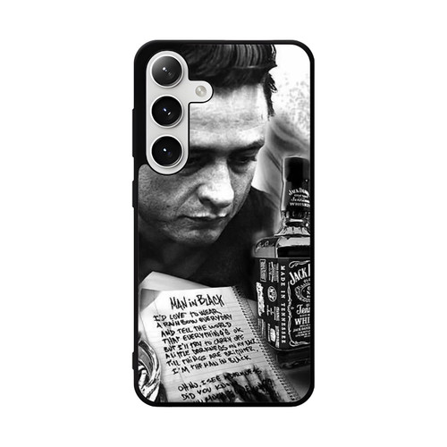 Johnny Cash The Man In Black Jack Daniels Samsung Galaxy Case Johnny Cash The Man In Black Jack Daniels Samsung Galaxy Case