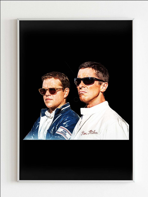 Le Mans 66 Matt Damon And Christian Bale Poster Le Mans 66 Matt Damon And Christian Bale Poster