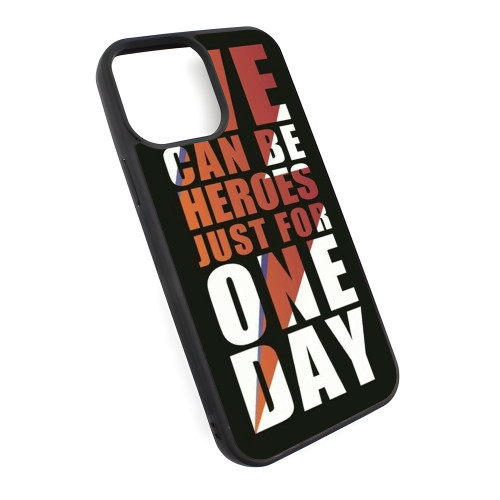 David Bowie Lyrics Heroes Iphone Case