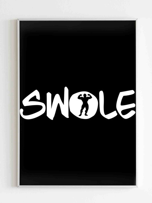 Swole Bodybuilding Poster