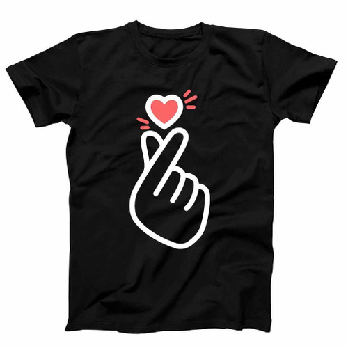 Kpop Finger Heart Logo Man's T-Shirt Tee