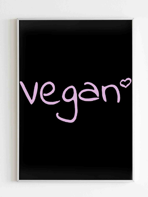 Vegan Logo Poster