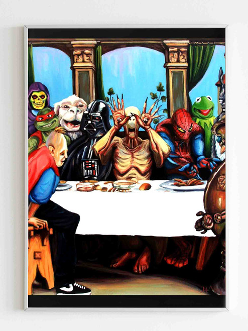 Batman And Darth Vader Invade Poster