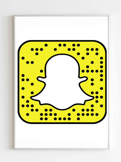 Snapchat Logo Snap Chat Poster