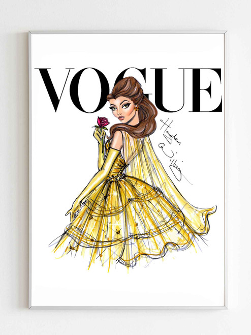 Disney Princess Belle Vogue Poster