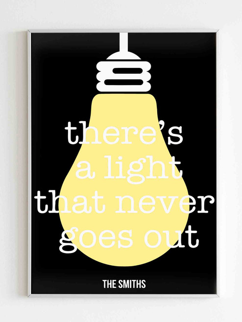 Theres A Light That Never Goes Out The Smiths Quotes Poster