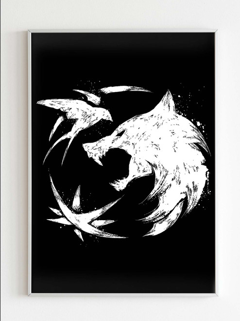 The Witcher Symbol Logo Poster
