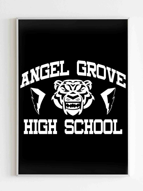 Power Rangers Angel Grove High School Poster