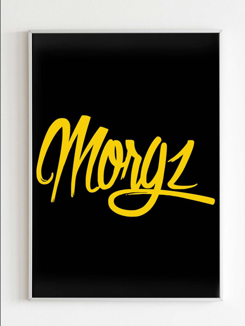 Morgz Youtuber Logo Poster