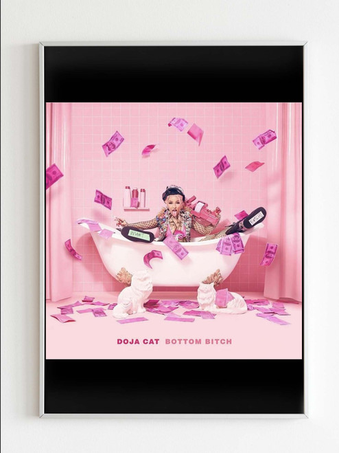 Doja Cat Hot Pink Bottom Bitch Poster