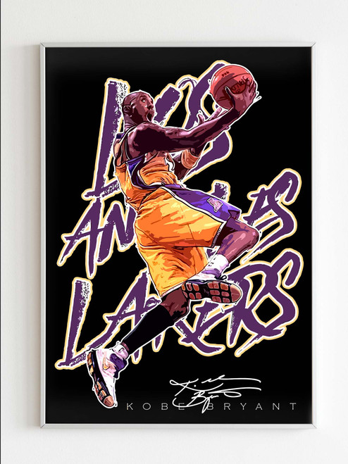 Kobe Bryant La 24 Nba Poster