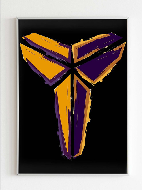 Kobe Bryant Logo Nba Poster