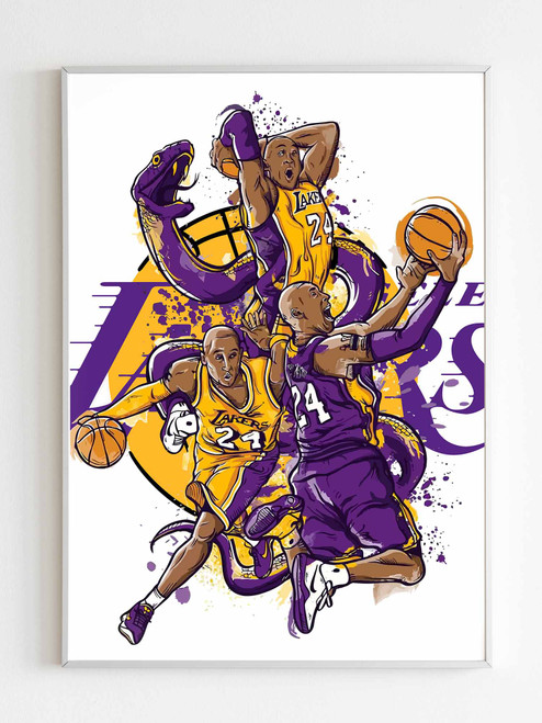 Kobe Bryant Los Angeles Lakers Poster