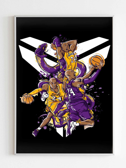 The Legend Of Kobe Bryant The Black Mamba Poster