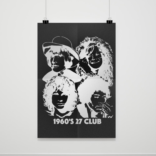 1960S 27 Club Poster