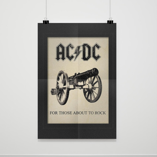 Acdc For Those About To Rock Poster Poster