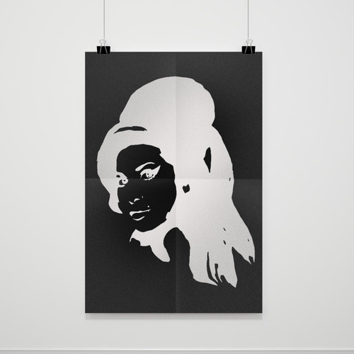 Amy Winehouse Drawing Singer Poster