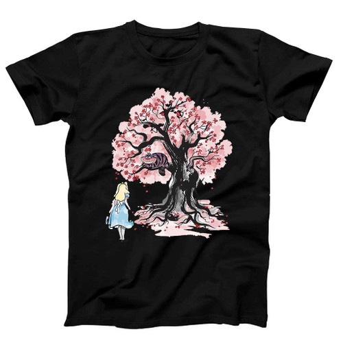 The Cheshires Tree Alice In Wonderland Man's T-Shirt Tee