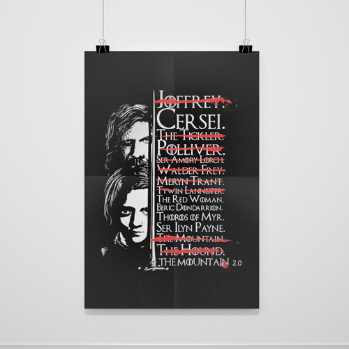 Arya Stark Game Of Thrones Poster