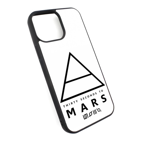 Thirty Seconds To Mars Logo White iPhone Case