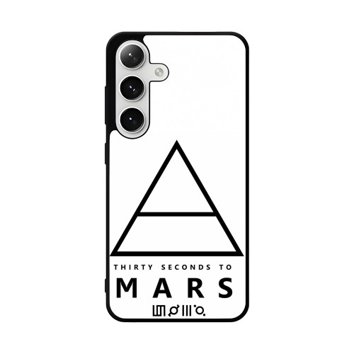Thirty Seconds To Mars Logo White Samsung Galaxy Case