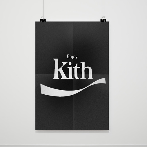 Enjoy Kith Cola Logo Poster