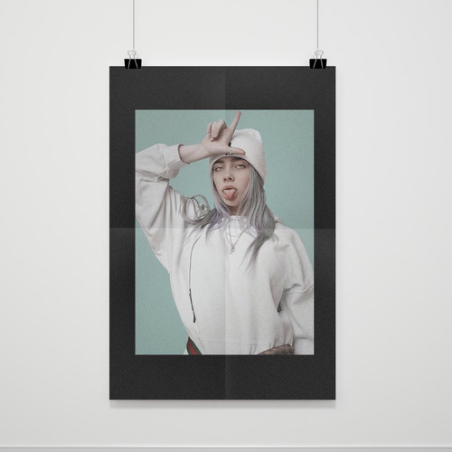 Bad Guy Billie Eilish Peace Poster