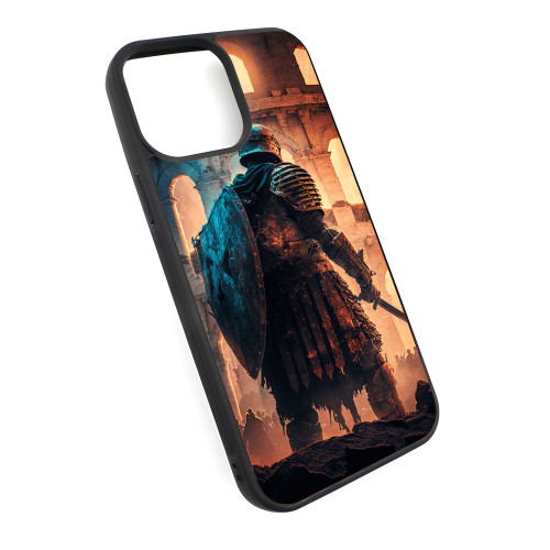 Gladiator And The Burning Colosseum Iphone Case