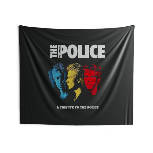 A Tribute To The Police Band Wall Tapestries