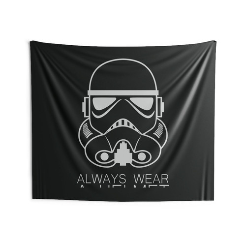 Always Wear A Helmet Wall Tapestries Always Wear A Helmet Wall Tapestries